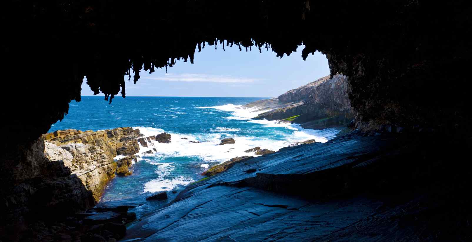 Rock formation near beach on Kangaroo Island