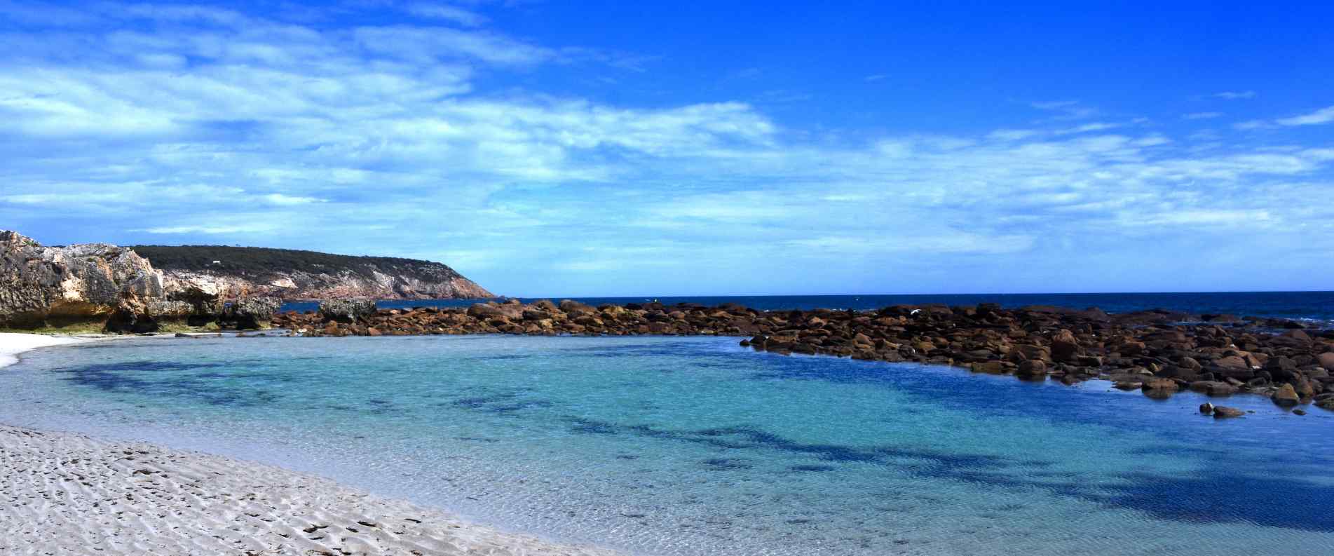 sandy white Beach on Kangaroo Island