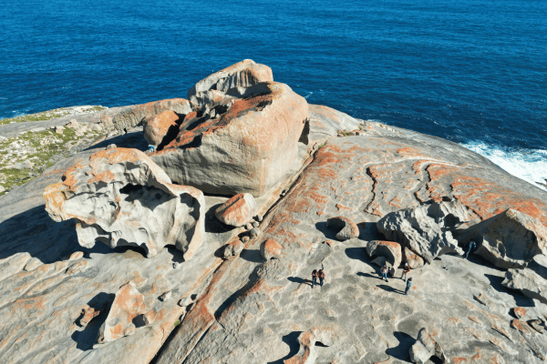 Remarkable rocks on Fraser island